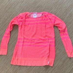 Lilly Pulitzer Orange Pink Linen Sweater